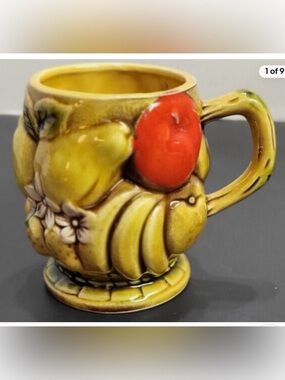 Vintage Ceramic Fruit Mug - Inarco